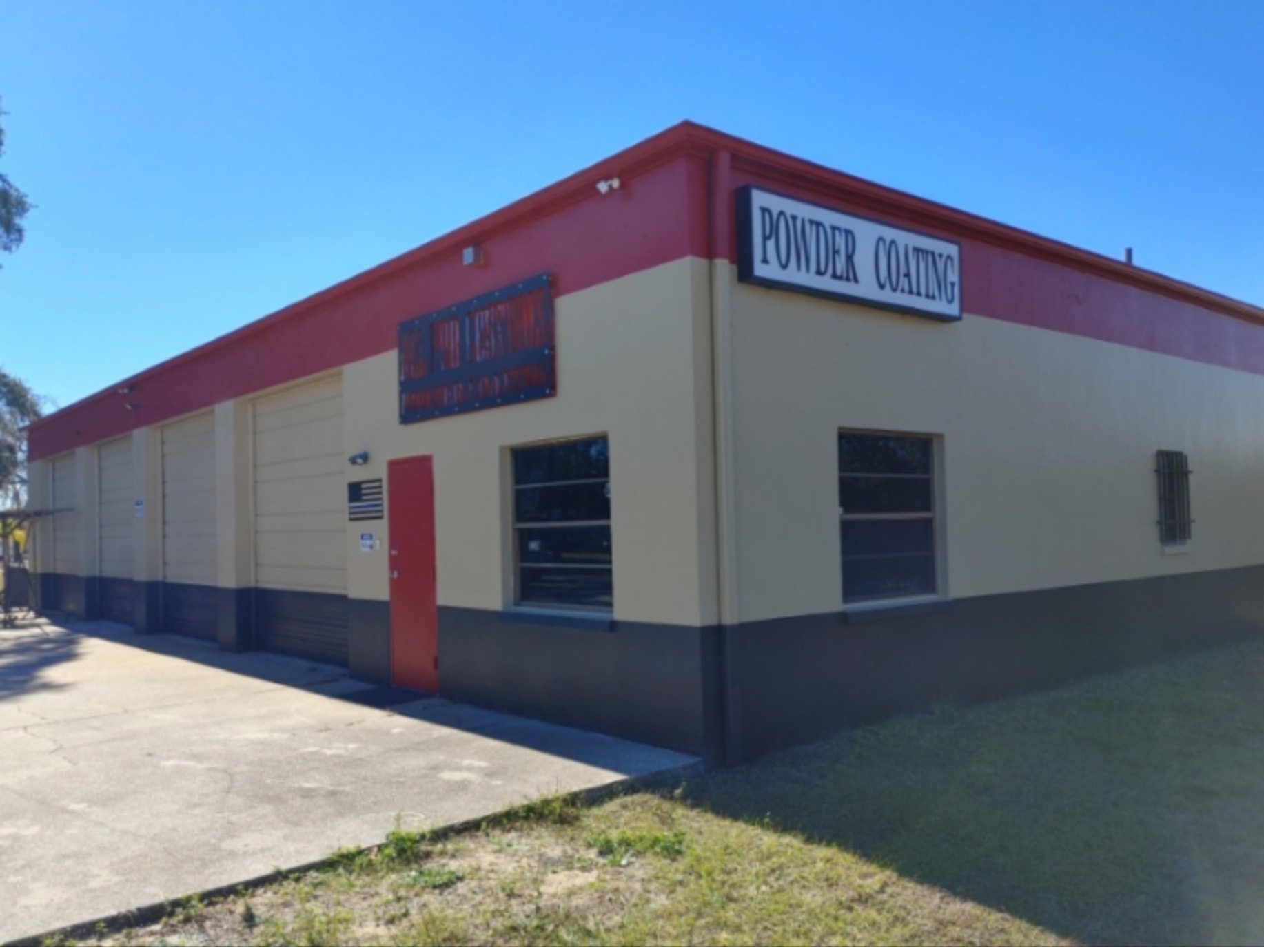 All Pro Customs powder coating facility exterior in Hudson, FL
