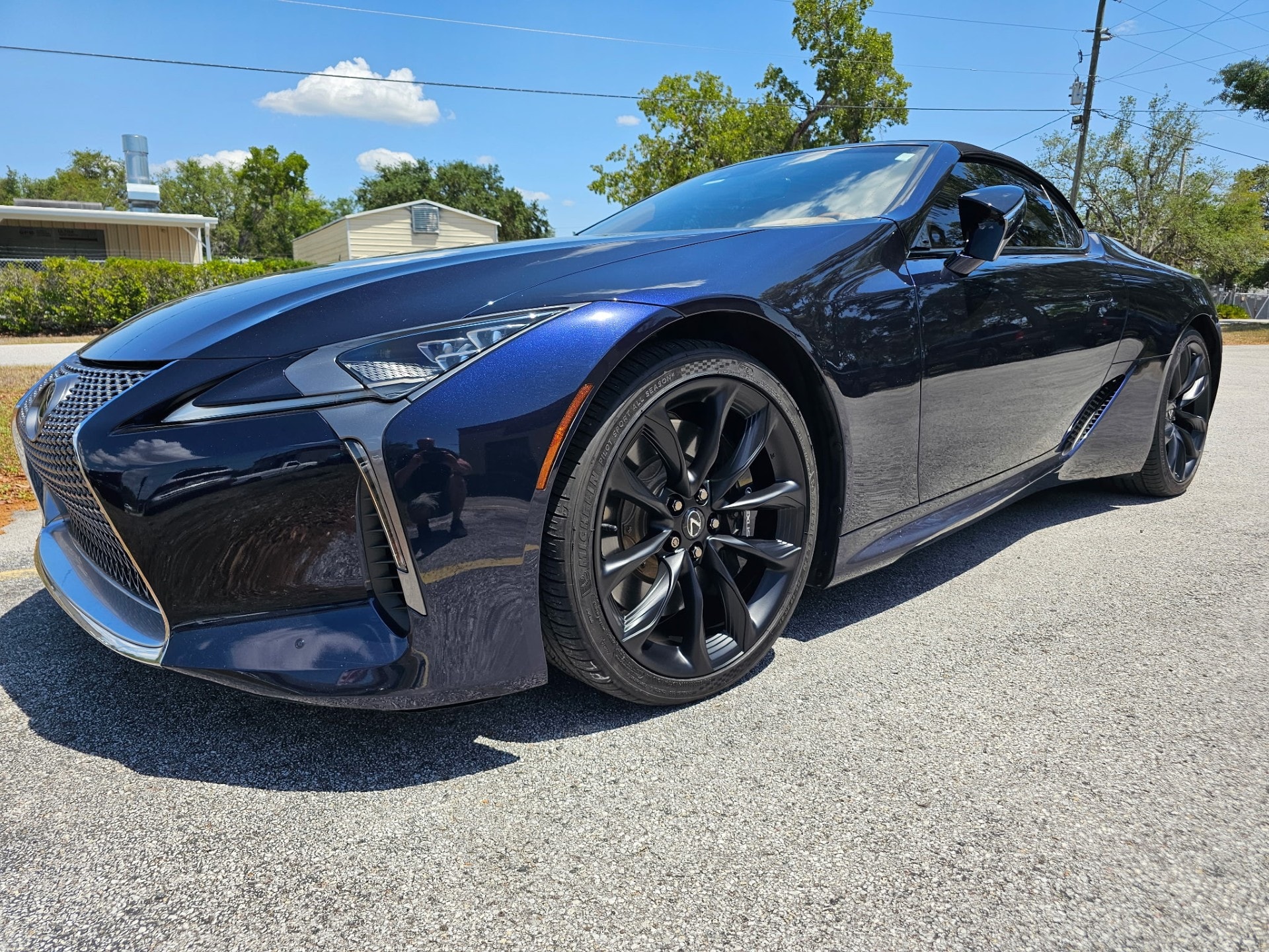 Lexus LC gloss black wheels