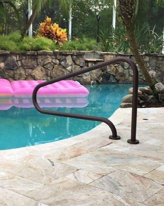 Pool handrail