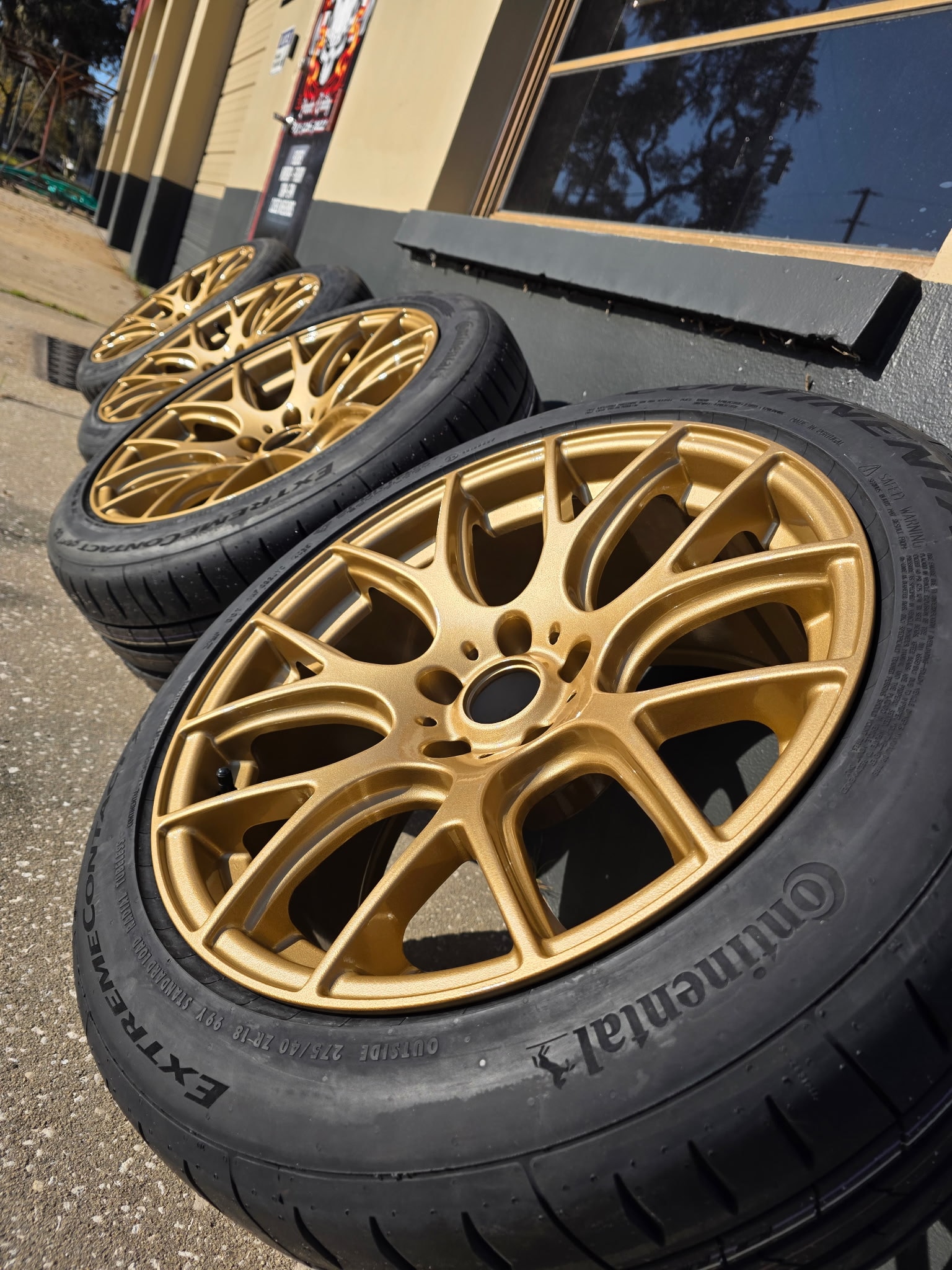 Custom powder coated wheels